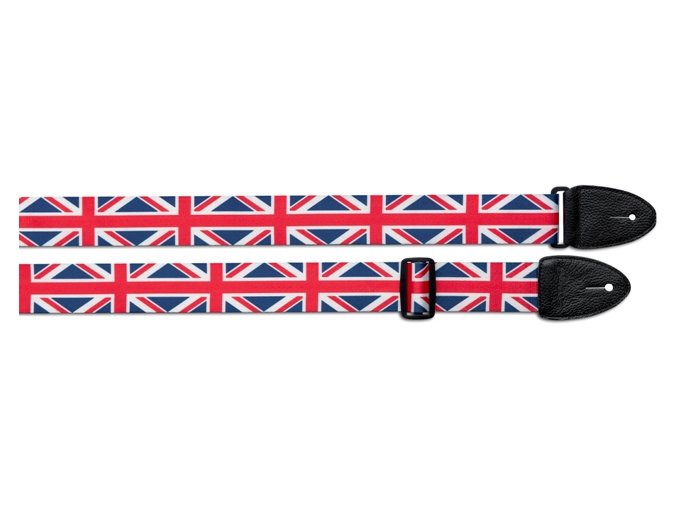 Stagg STE FLAG UK, kytarový popruh, vzor britské vlajky