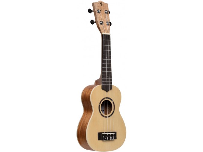 Stagg US-30 SPRUCE, sopránové ukulele s pouzdrem