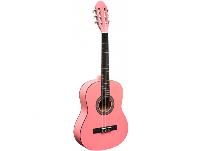 Stagg C430 M PK, klasická kytara 3/4, růžová