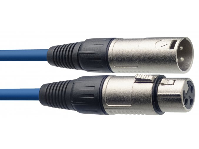 Stagg SMC10 CBL, mikrofonní kabel XLR/XLR, 10m, modrý