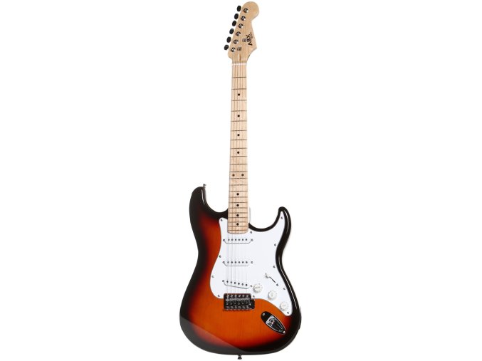 Elektrická kytara nejpoužívanějšího tvaru strat 2990kč