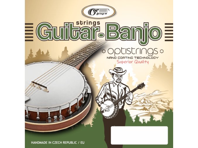 šestistrunné banjo Guitar Banjo OPTISTRINGS KB5 1047P