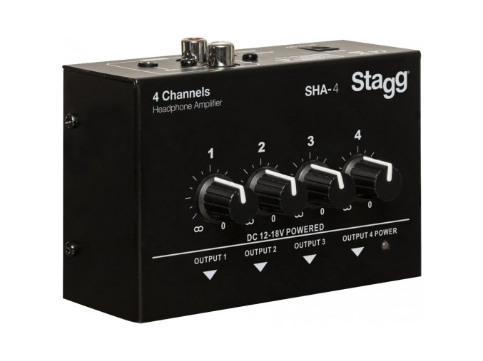 Stagg SHA-4, 4-kanálový sluchátkový předzesilovač