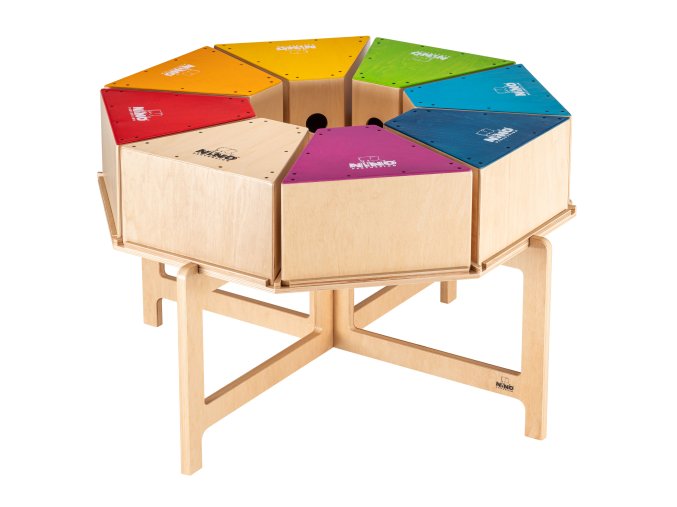 CAJON GROUP RHYTHM SET UP TO 8 PLAYERS NINO CLASSROOM SET