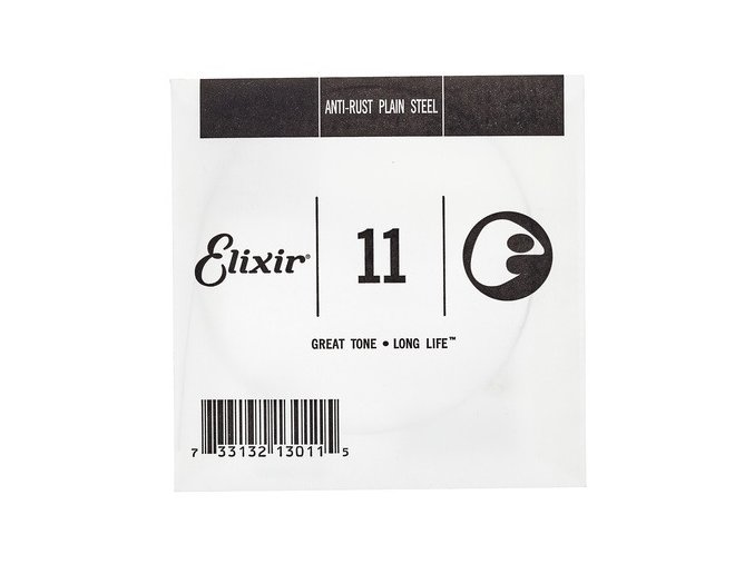 E1 kusová struna ELIXIR 011" anti-rust plain steel