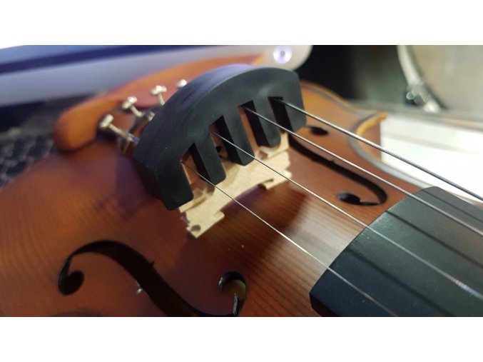 2300032 dusítko tlumítko sordina na housle hřeben guma