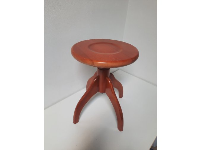 klavírní stolička mahagon otočná vyrobeno v ČR