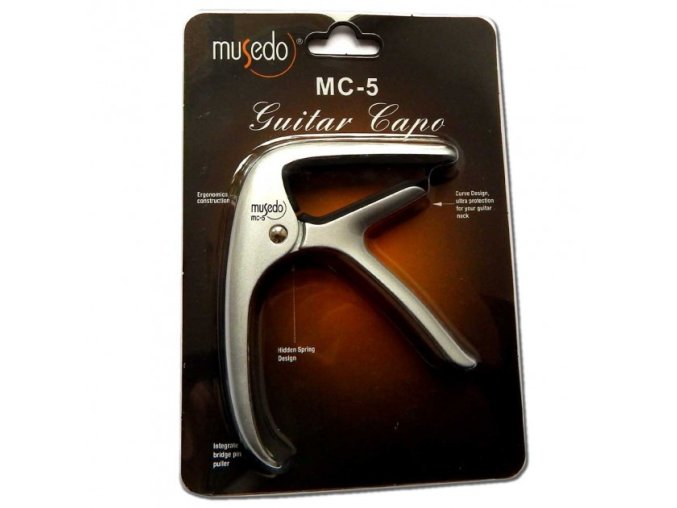 musedo mc 5 kapodastr akustická/elektrická kytarakytar