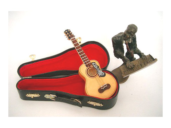 MINI akustická kytara v kufříku