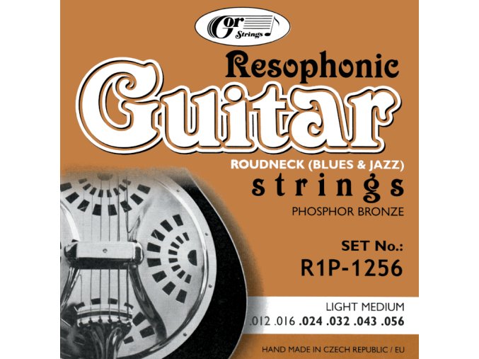 GORSTRINGS R1P-1256 Phospor Bronze ROUNDNECK 012"- 056" Blues/Jazz