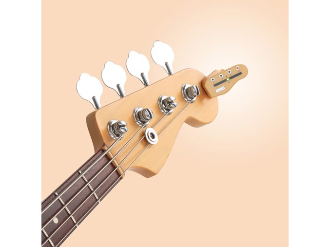 korg ht b1 klipová ladička ve tvaru baskytarové hlavy