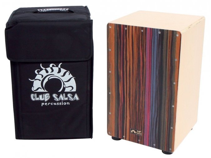 2700172 cajon + obal GEWA Club Salsa ZEBRANO laditelný