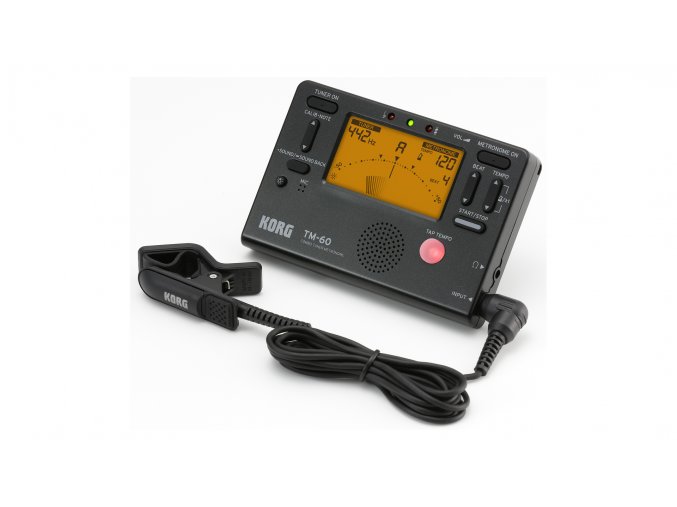 1400187 KORG TM 60C metronom ladička a mikrofonní snímač klip černá