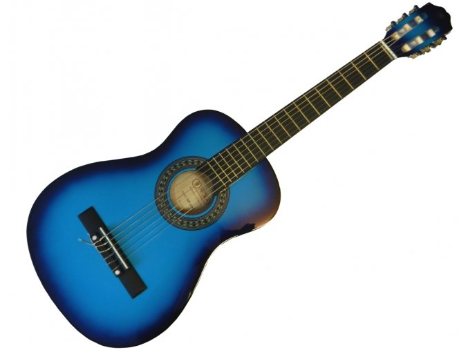 2500485 dětská 3 4 modrá kytara PECKA + obal zdarma