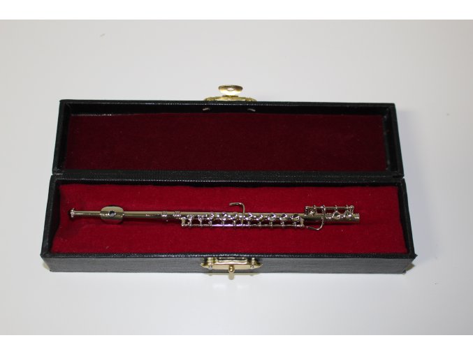 dárek pro hudebnici miniatura příčné flétny