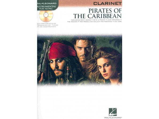 PIRATES OF THE CARIBBEAN - klarinet solo + audio online