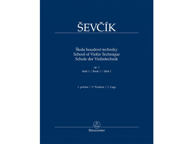 ševčík op.1 sešit 1
