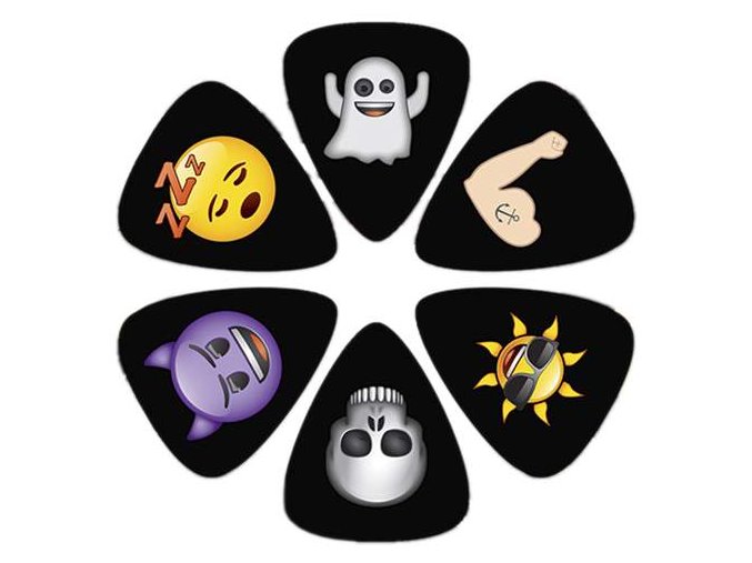 obrázkové trsátko perris leathers emoji picks viii