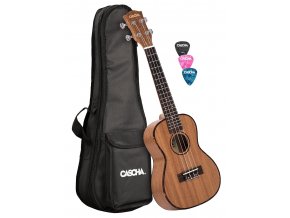 CASCHA hh 2035 ukulele koncertní + obal+trsátka