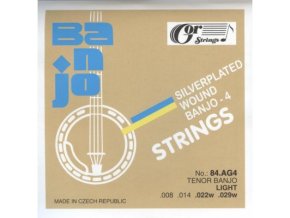 gorstrings 84.AG4 struny na tenorové čtyřstrunné banjo 008 029w sada strun