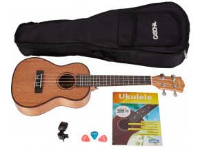 cascha hh 2036 cz concertní ukulele zdarma ladička obal trsátka publikace v češtině!