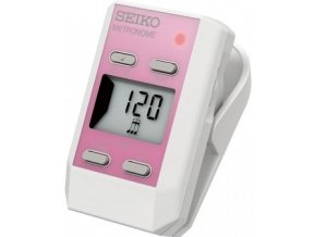 SEIKO DM51PE digital metronom růžový klip 1