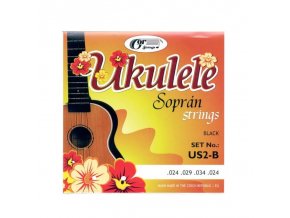 Gorstrings US2 B Black struny na sopránové ukulele