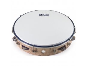 Stagg TAB-112P/WD, laditelná tamburína s blánou, 12"