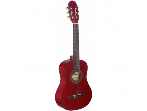 Stagg C410 M RED, klasická kytara 1/2, červená