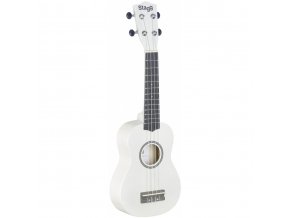 Stagg US WHITE, sopránové ukulele, bílé