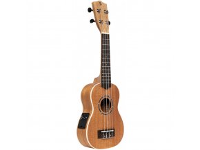 Stagg US-30 E, elektroakustické sopránové ukulele s pouzdrem