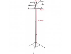 Stagg MUS-A25 BK, notový stojan