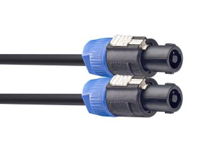 Stagg SSP15SS15, reproduktorový kabel Speakon - Speakon zástrčka, 15m