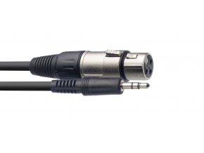 Stagg SAC3MPSXF, kabel XLR/mini JACK, 3m