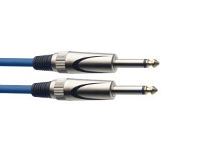 Stagg SGC6DL CBL, kabel JACK/JACK, 6 m, modrý