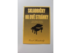 Emil Hradecký skladbicky na dvě stránky