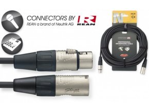 mikrofonní kabel XLR/XLR, 15m
