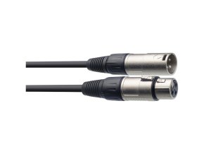 Stagg SMC6, mikrofonní kabel XLR/XLR, 6m černý