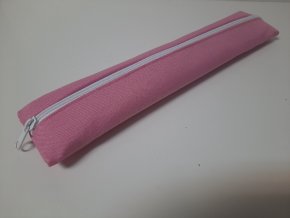 PKWH/POL/PK obal na sopránovou zobcovou flétnu růžový/bílý zip/polstr