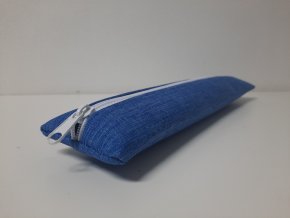 BLWH/POL/BL obal na sopránovou zobcovou flétnu modrý/bílý zip/polstr