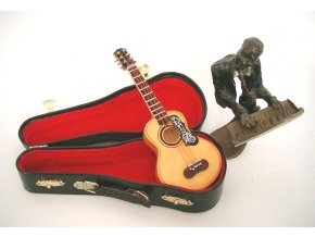 MINI akustická kytara v kufříku