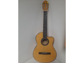 ROMANZA CG10CT/Y/E klasická kytara vel. 4/4 +snímač, vestavěná ladička