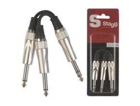 redukce jack 6.3 streo - 2x jack 6.3 mono