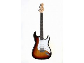 abx elektrická kytara strat sunburst