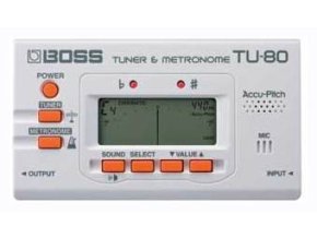 Ladička Boss TU-80 WH LCD s vestavěným metronomem: