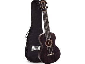 černé koncertní ukulele + obal zdarma