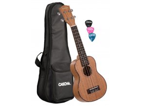 2500074 casha hh2027 ukulele sopránové obal ladička trsátka publikace cd 7