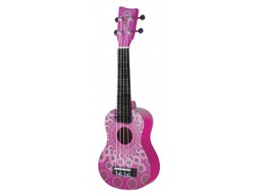 GEWA ukulele růžové mandala design
