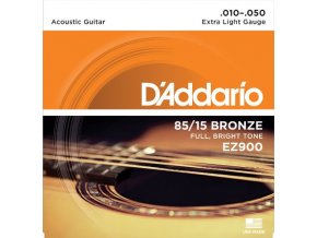 2100148 D'ADDARIO EZ900 struny kovové akustická kytara 010