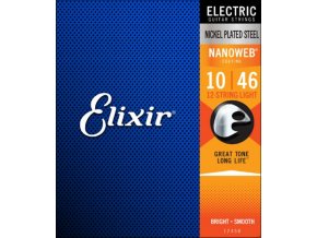 elixir 12strunná elektrická kytara nanoweb